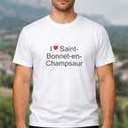 T-shirt I love saint-bonnet-en-champsaur