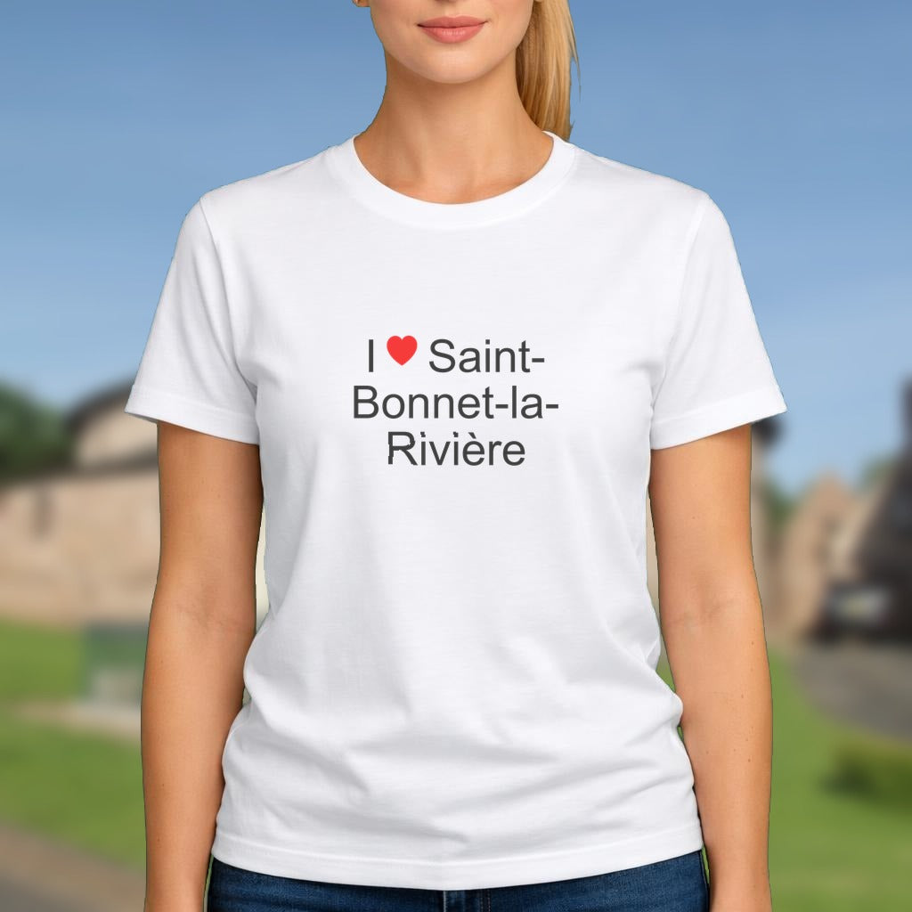 T-shirt I love saint-bonnet-la-rivière