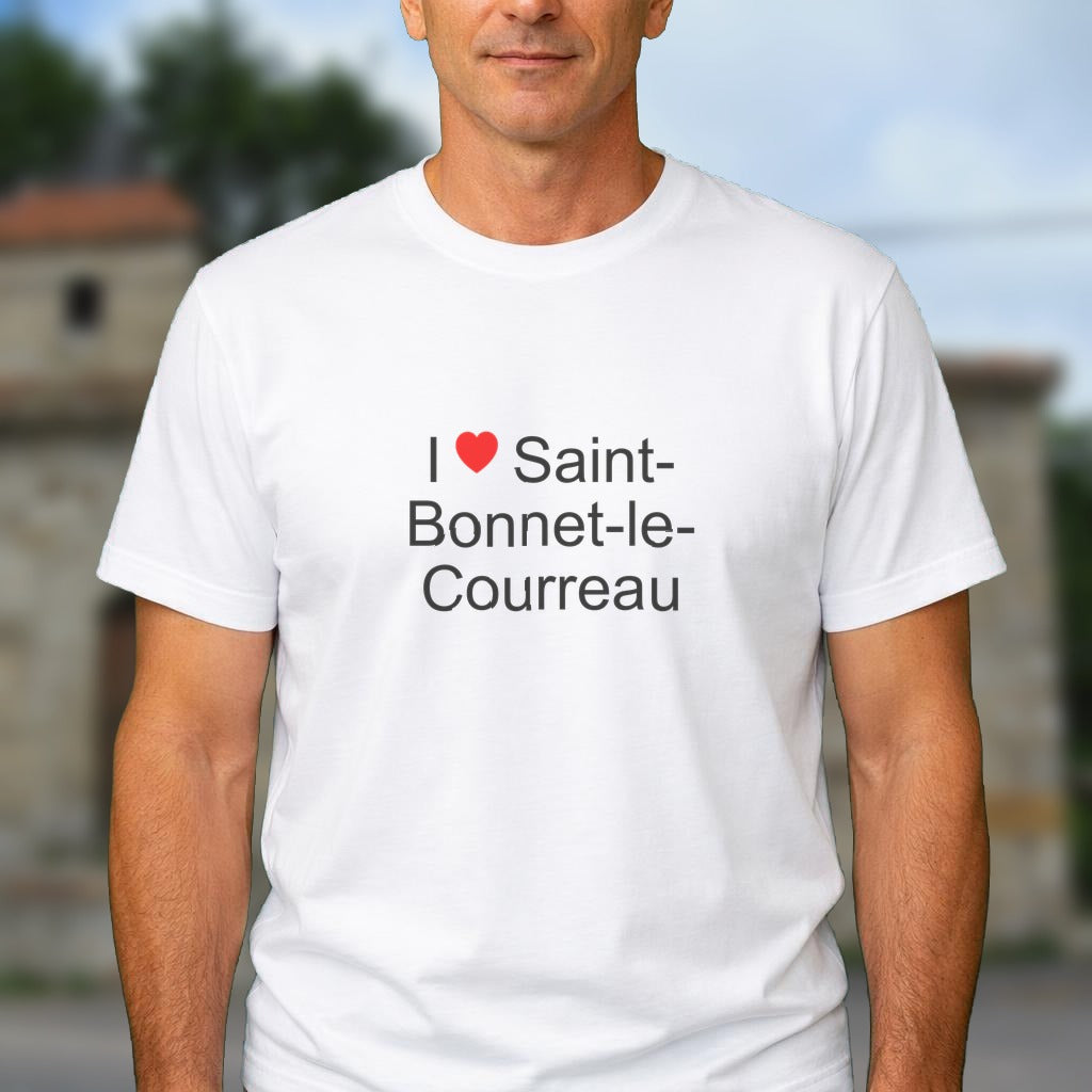 T-shirt I love saint-bonnet-le-courreau