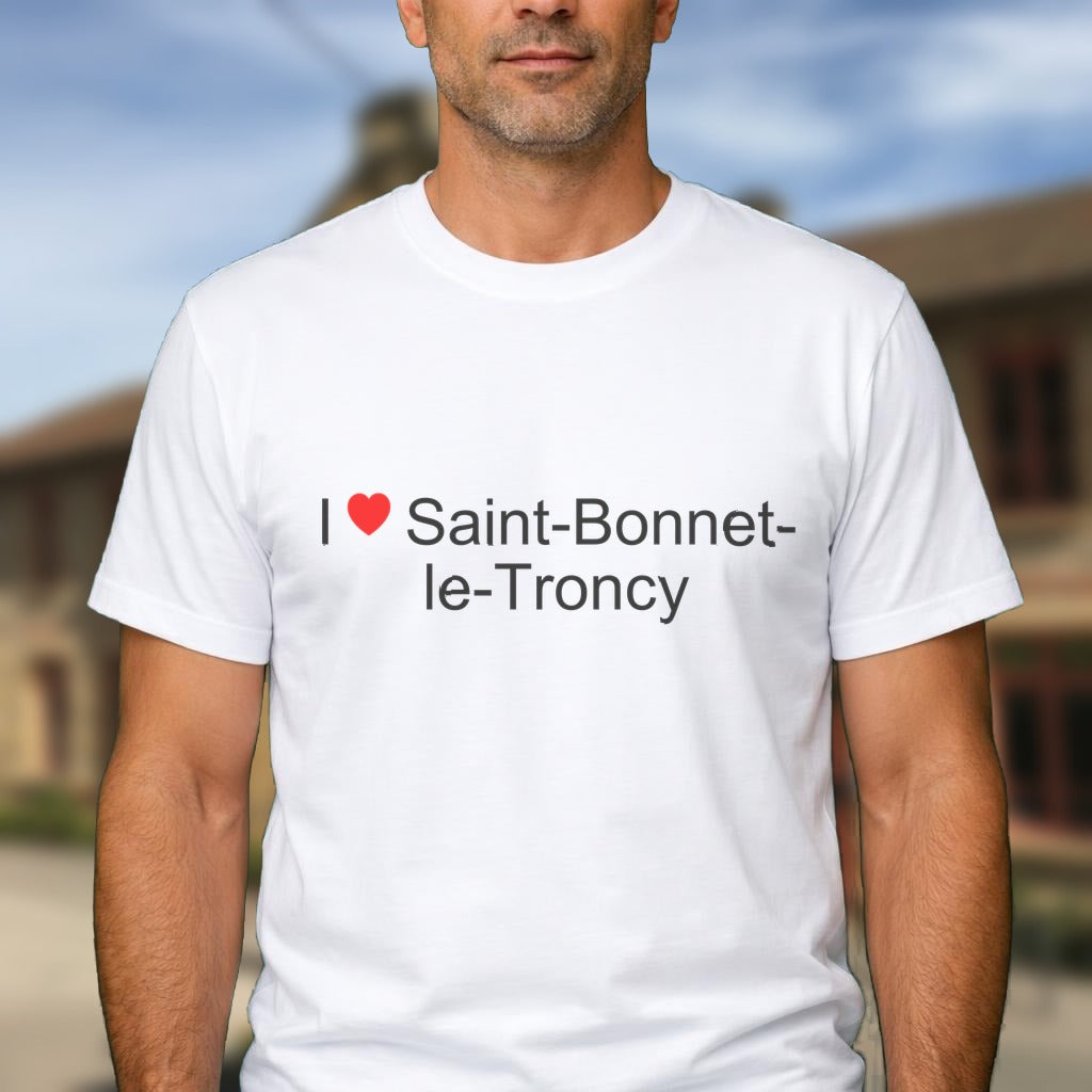 T-shirt I love saint-bonnet-le-troncy