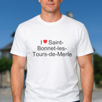 T-shirt I love saint-bonnet-les-tours-de-merle