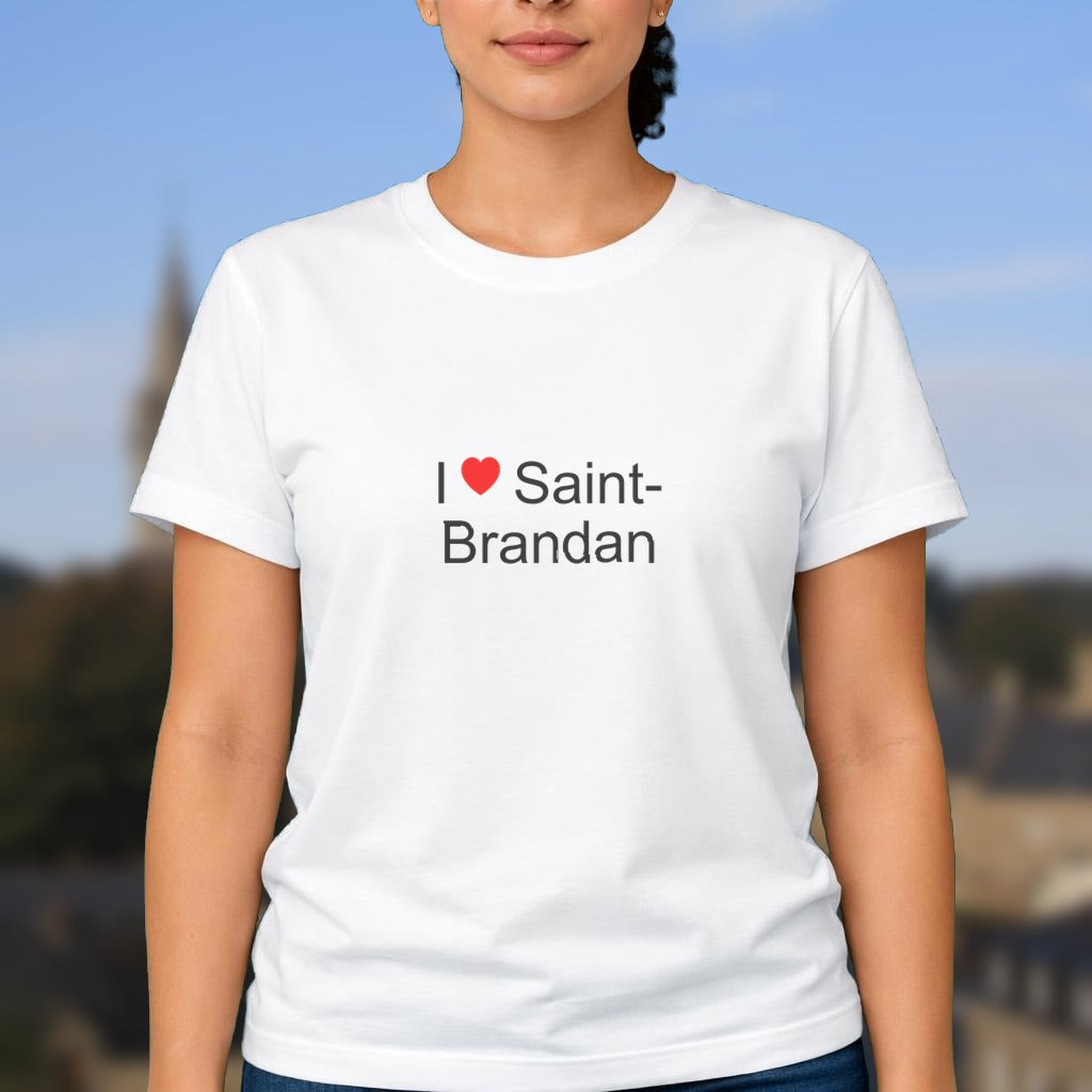 T-shirt I love saint-brandan