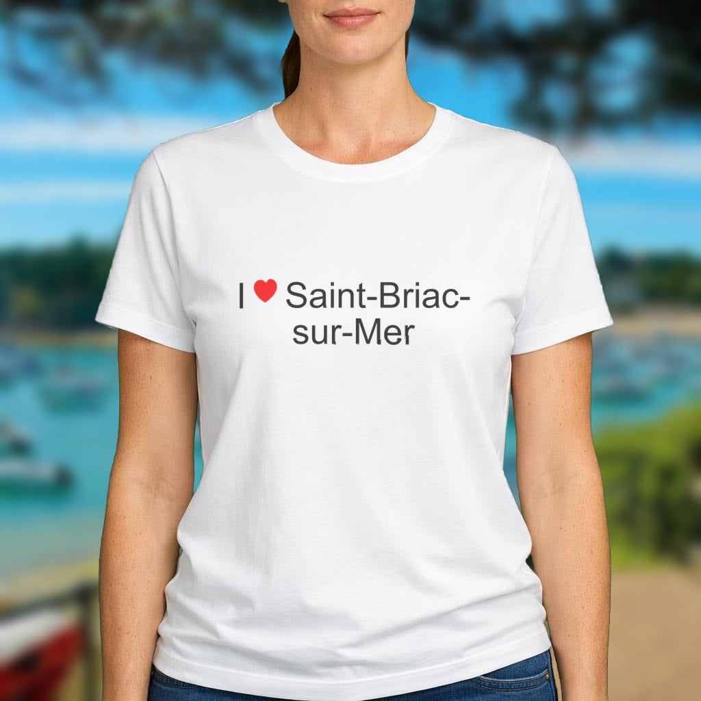 T-shirt I love saint-briac-sur-mer