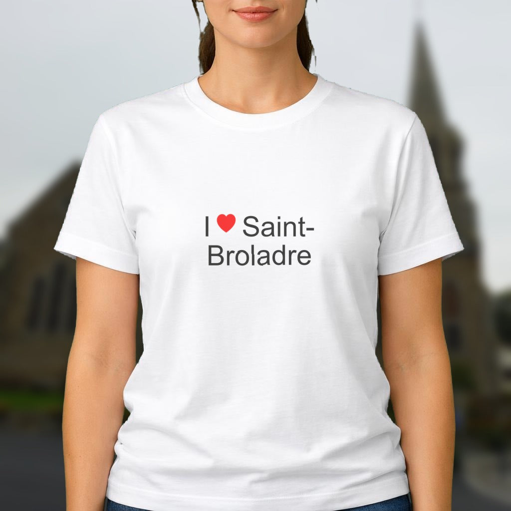 T-shirt I love saint-broladre