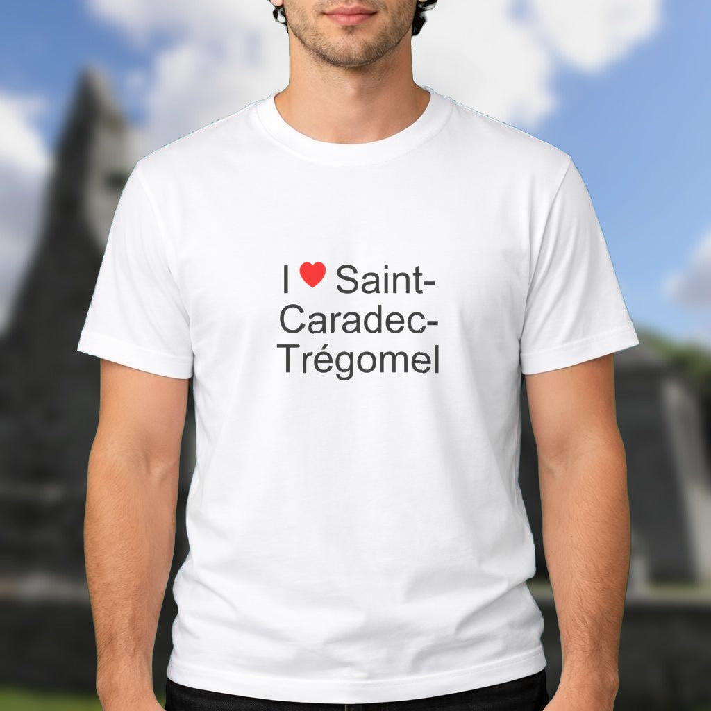 T-shirt I love saint-caradec-trégomel