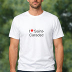 T-shirt I love saint-caradec