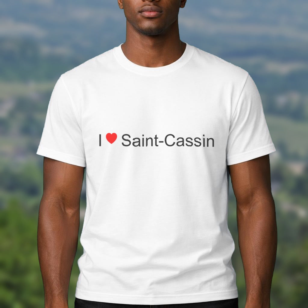 T-shirt I love saint-cassin