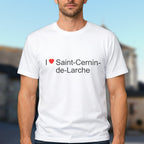 T-shirt I love saint-cernin-de-larche