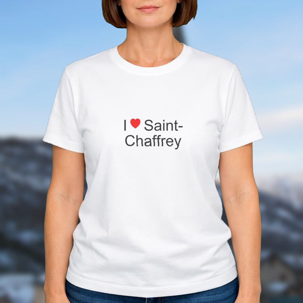 T-shirt I love saint-chaffrey