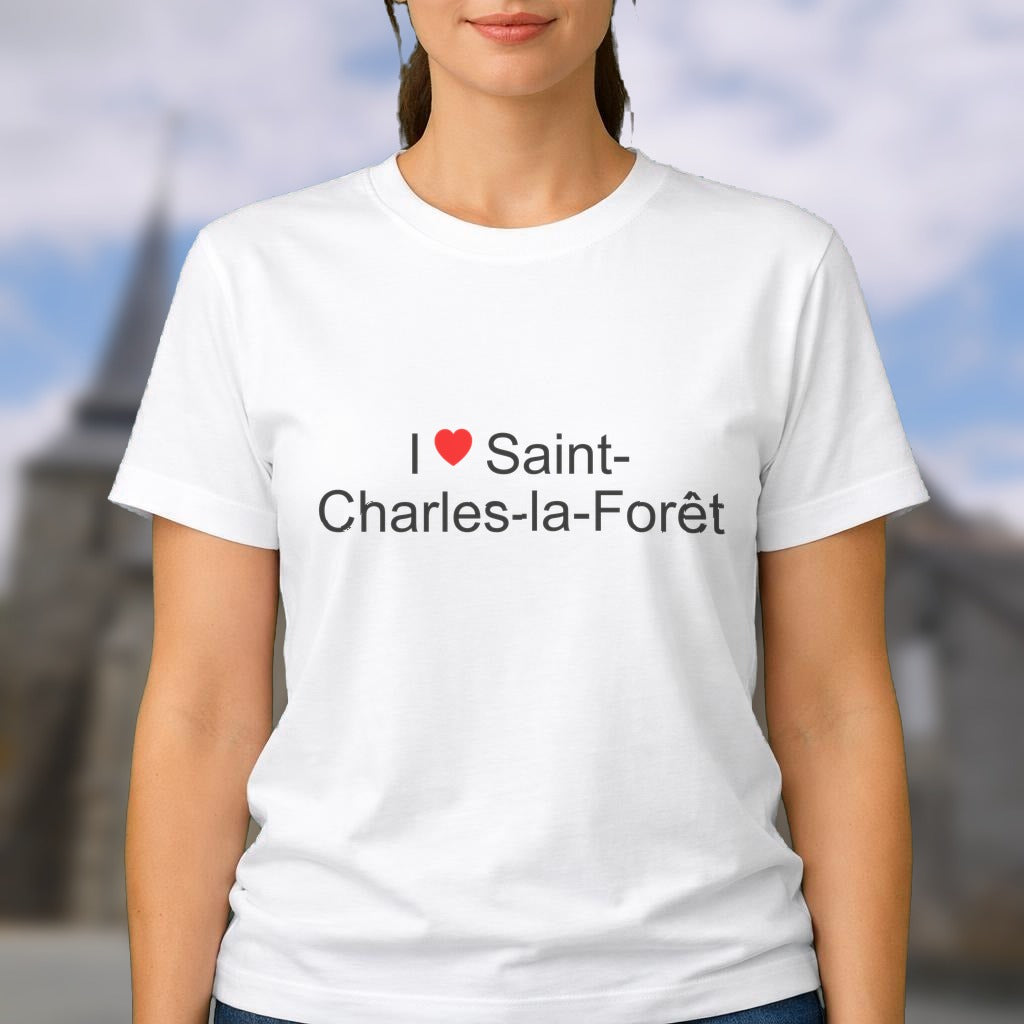 T-shirt I love saint-charles-la-forêt