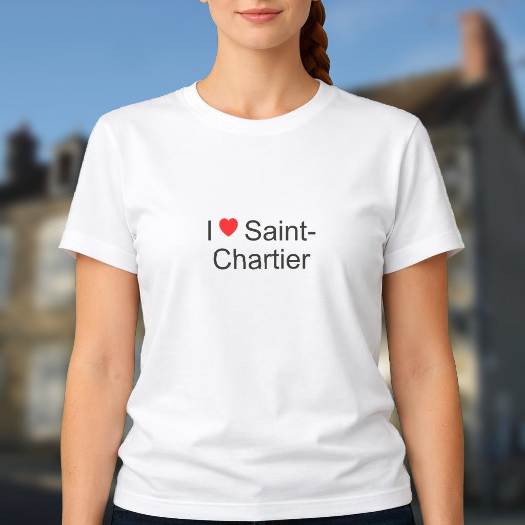 T-shirt I love saint-chartier