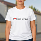 T-shirt I love saint-cirgue