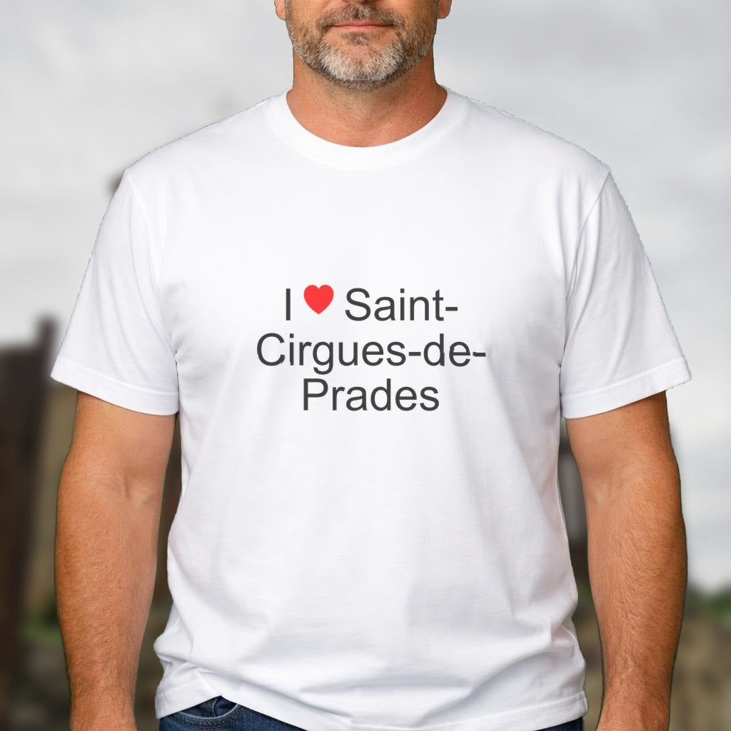 T-shirt I love saint-cirgues-de-prades