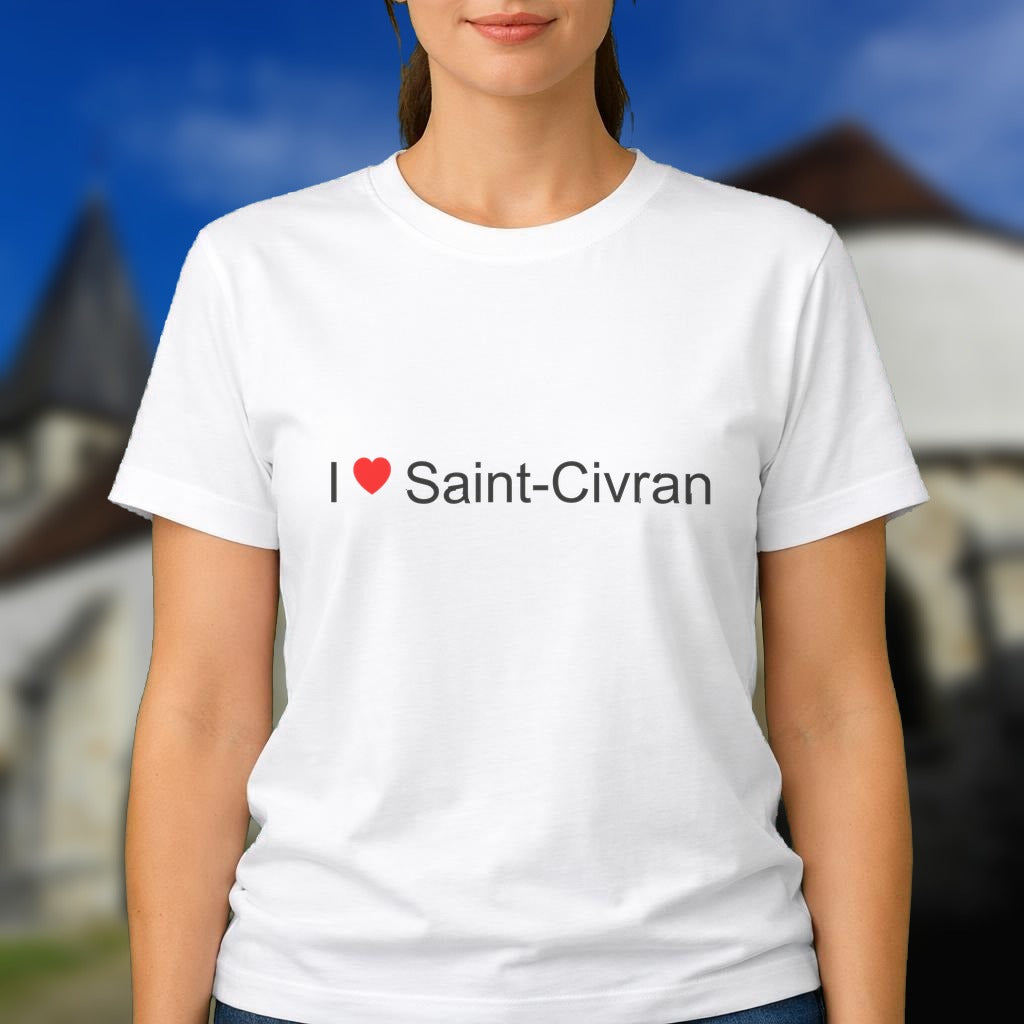 T-shirt I love saint-civran