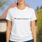 T-shirt I love saint-cosme