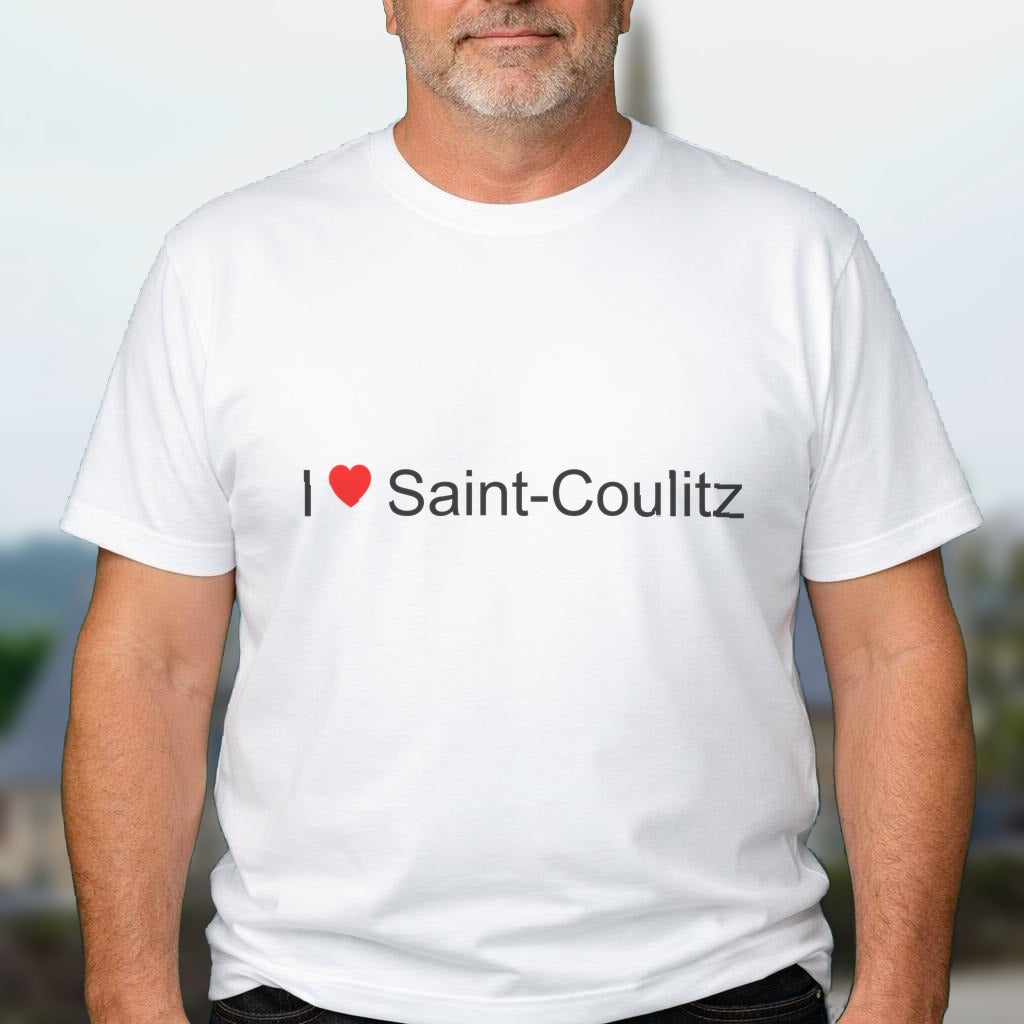 T-shirt I love saint-coulitz
