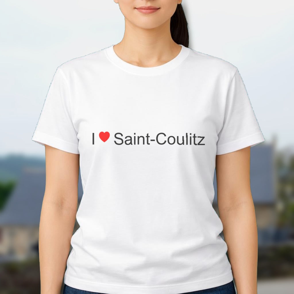 T-shirt I love saint-coulitz