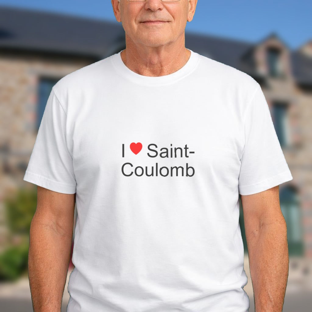 T-shirt I love saint-coulomb