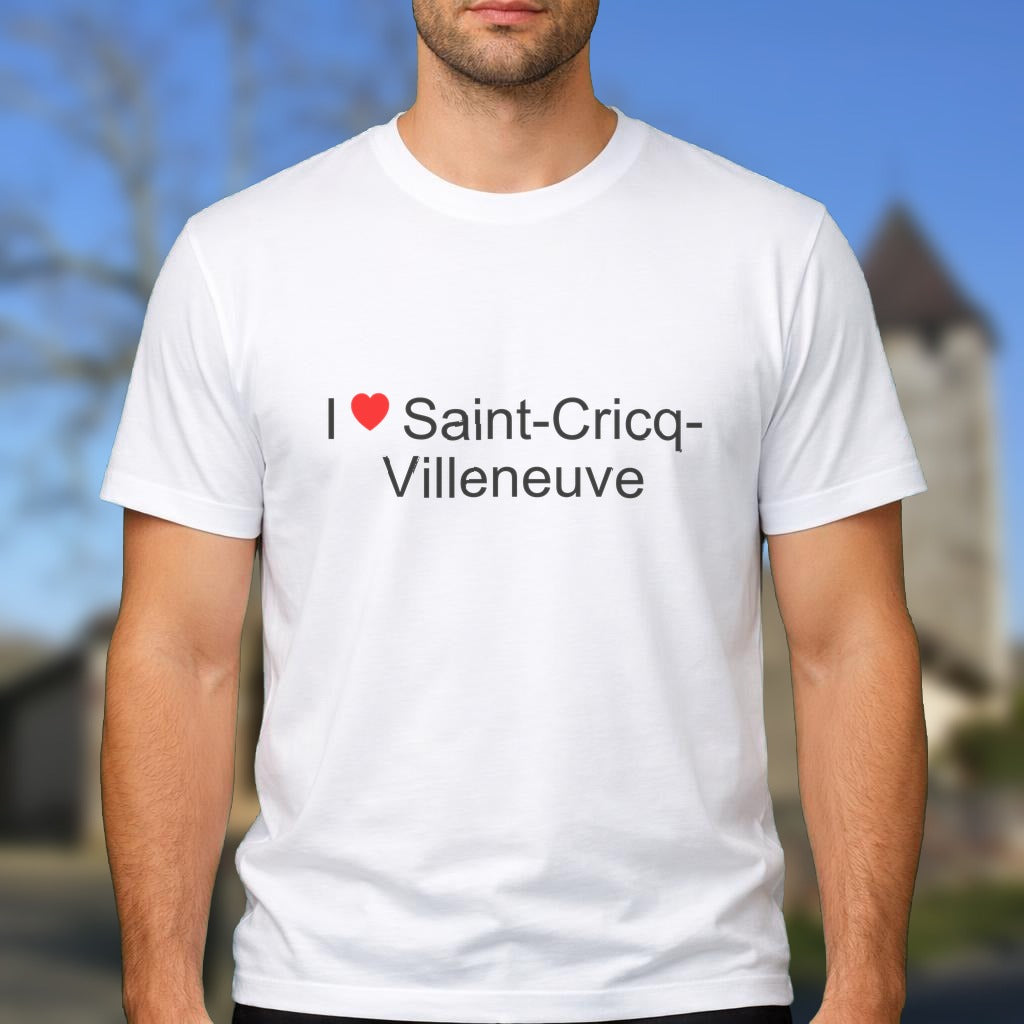 T-shirt I love saint-cricq-villeneuve