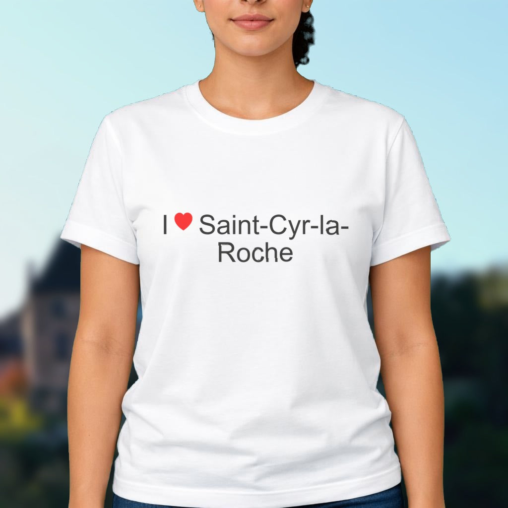 T-shirt I love saint-cyr-la-roche