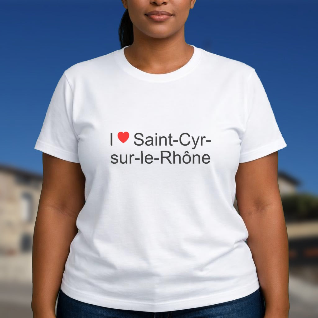 T-shirt I love saint-cyr-sur-le-rhône