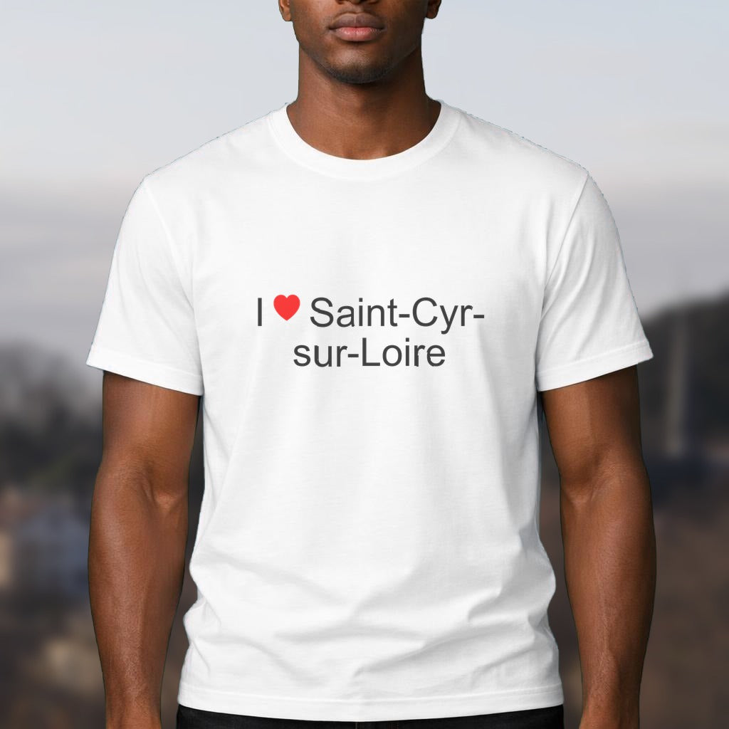 T-shirt I love saint-cyr-sur-loire