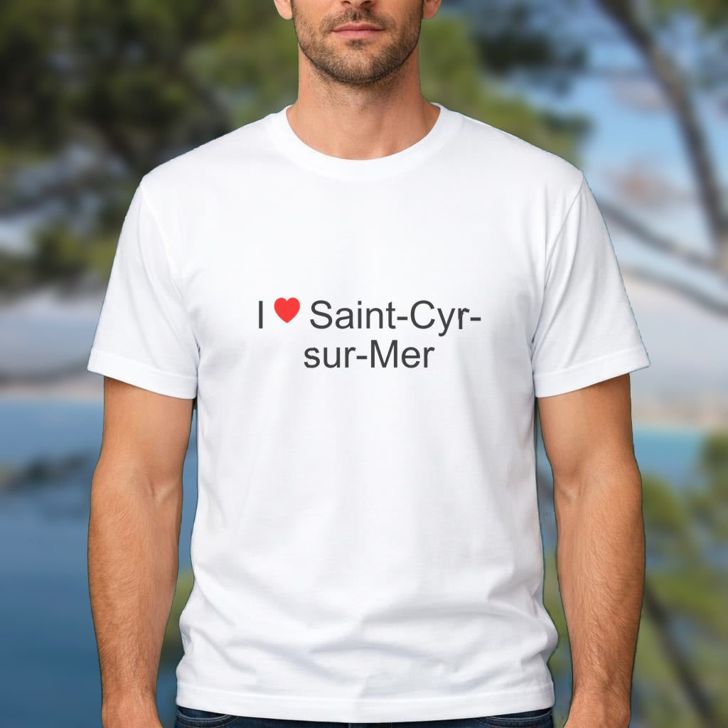 T-shirt I love saint-cyr-sur-mer
