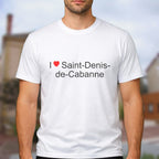 T-shirt I love saint-denis-de-cabanne