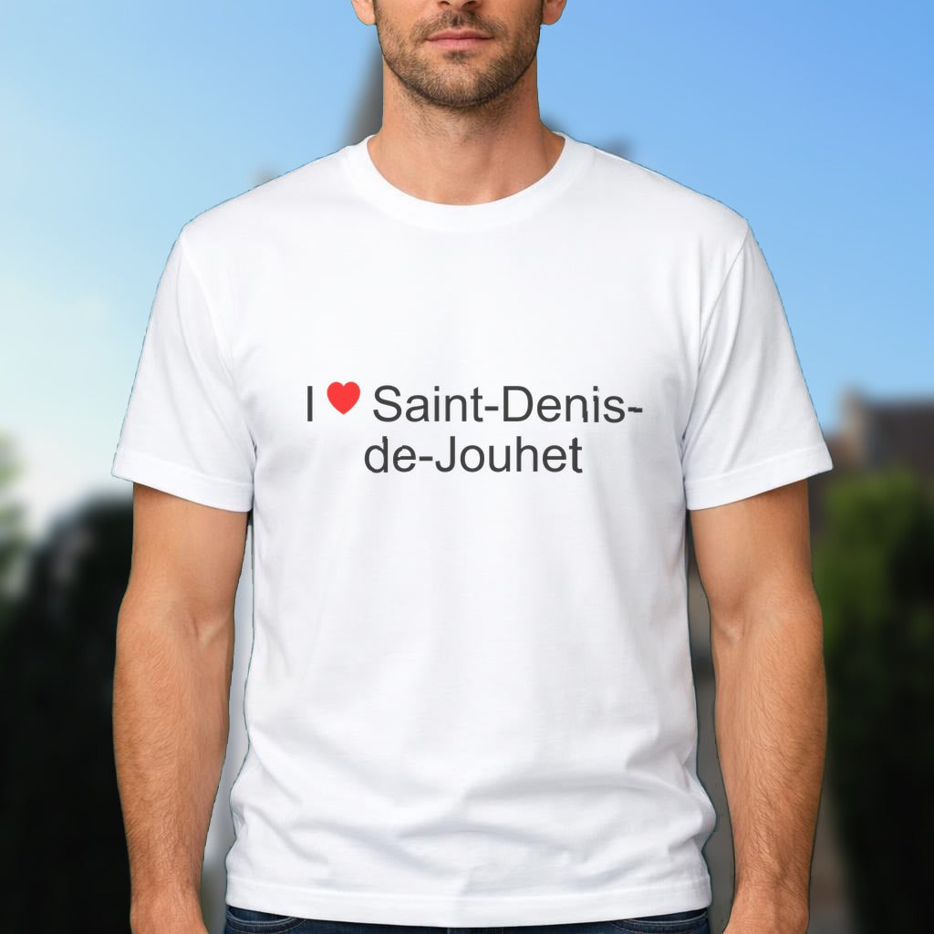 T-shirt I love saint-denis-de-jouhet