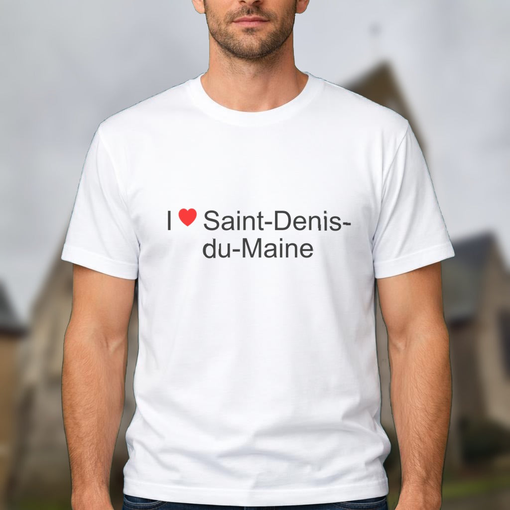 T-shirt I love saint-denis-du-maine