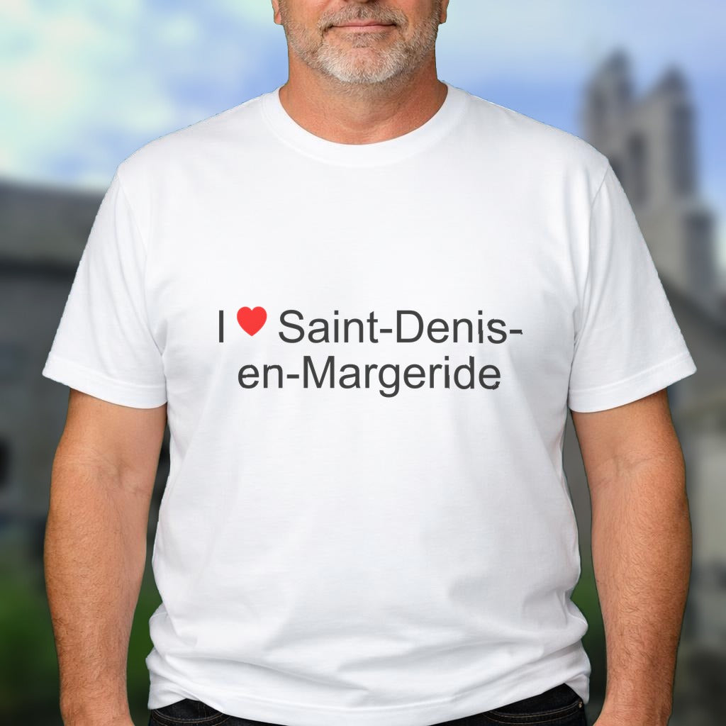 T-shirt I love saint-denis-en-margeride