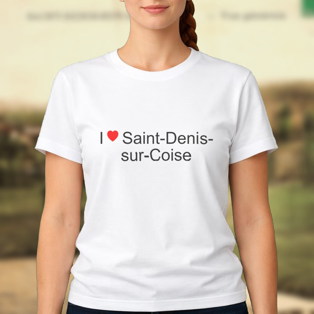 T-shirt I love saint-denis-sur-coise