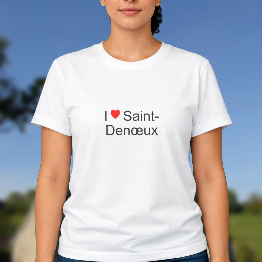 T-shirt I love saint-denœux
