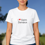 T-shirt I love saint-denœux