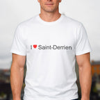T-shirt I love saint-derrien