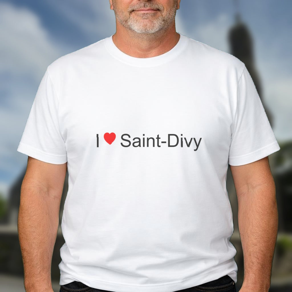 T-shirt I love saint-divy