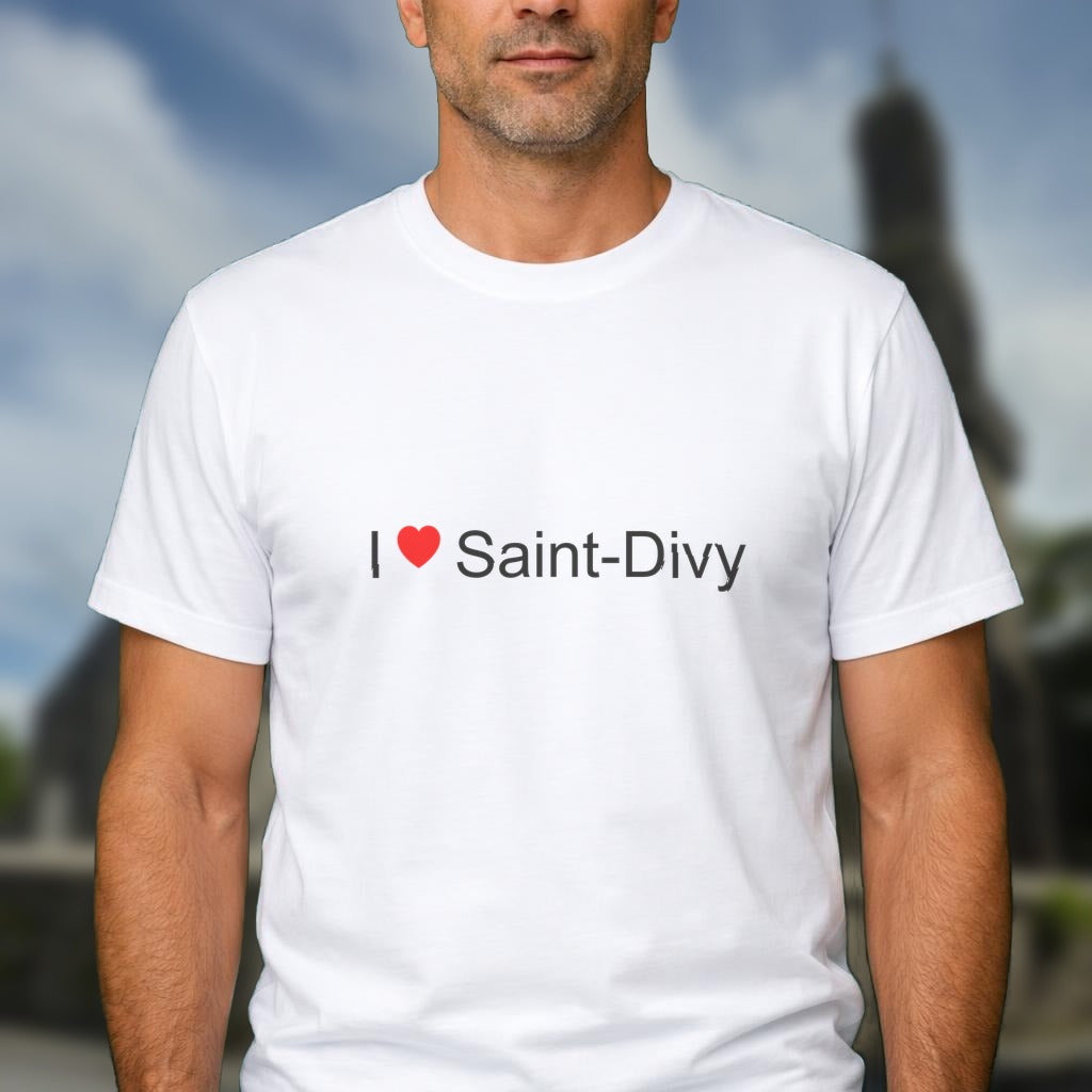 T-shirt I love saint-divy