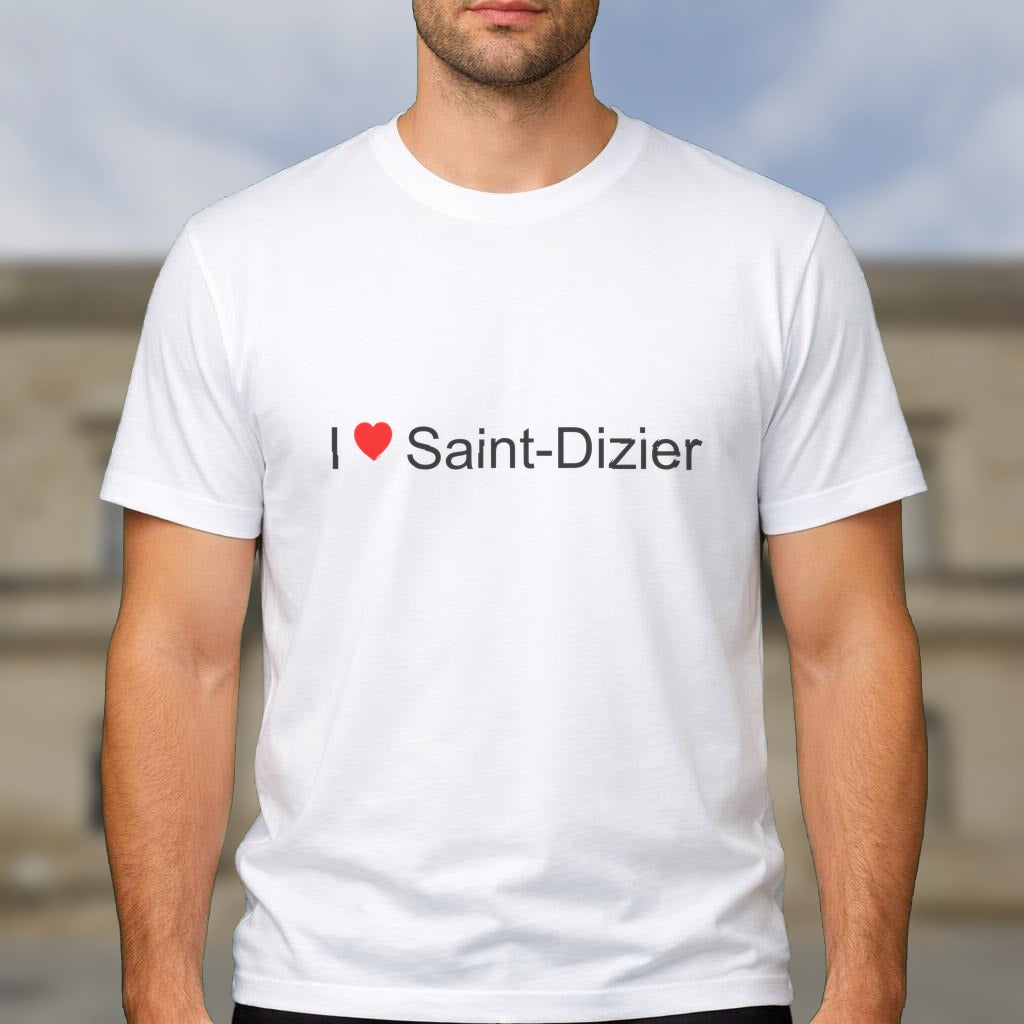 T-shirt I love saint-dizier