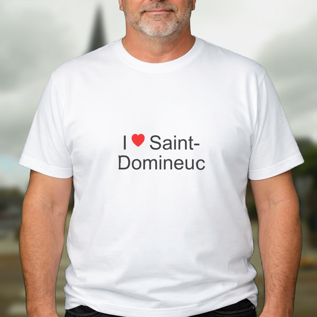T-shirt I love saint-domineuc