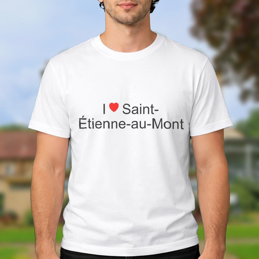 T-shirt I love saint-étienne-au-mont