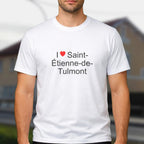 T-shirt I love saint-étienne-de-tulmont