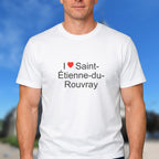T-shirt I love saint-étienne-du-rouvray