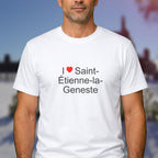 T-shirt I love saint-étienne-la-geneste