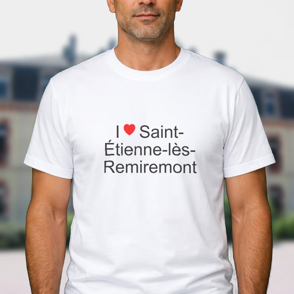 T-shirt I love saint-étienne-lès-remiremont
