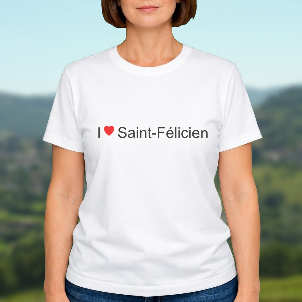 T-shirt I love saint-félicien