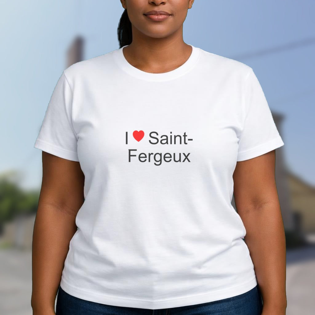T-shirt I love saint-fergeux