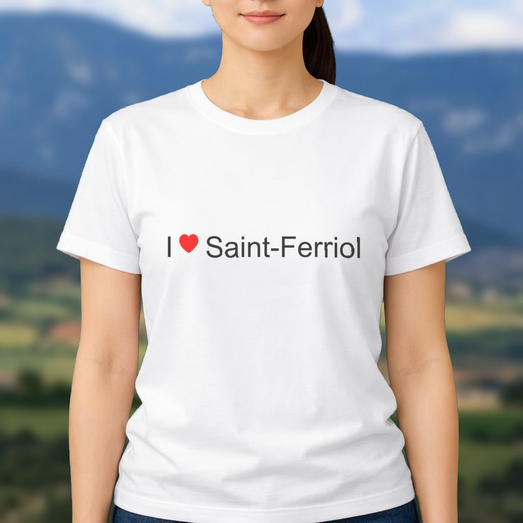 T-shirt I love saint-ferriol