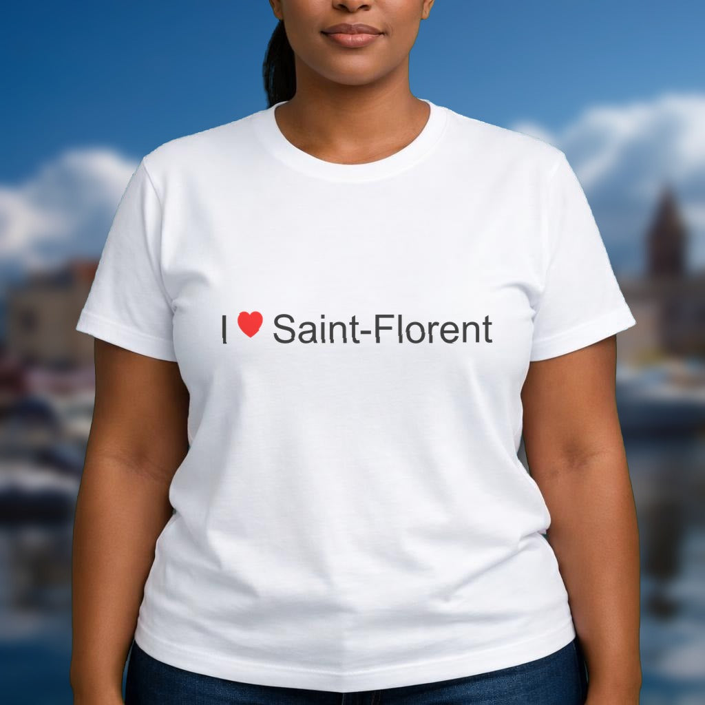 T-shirt I love saint-florent