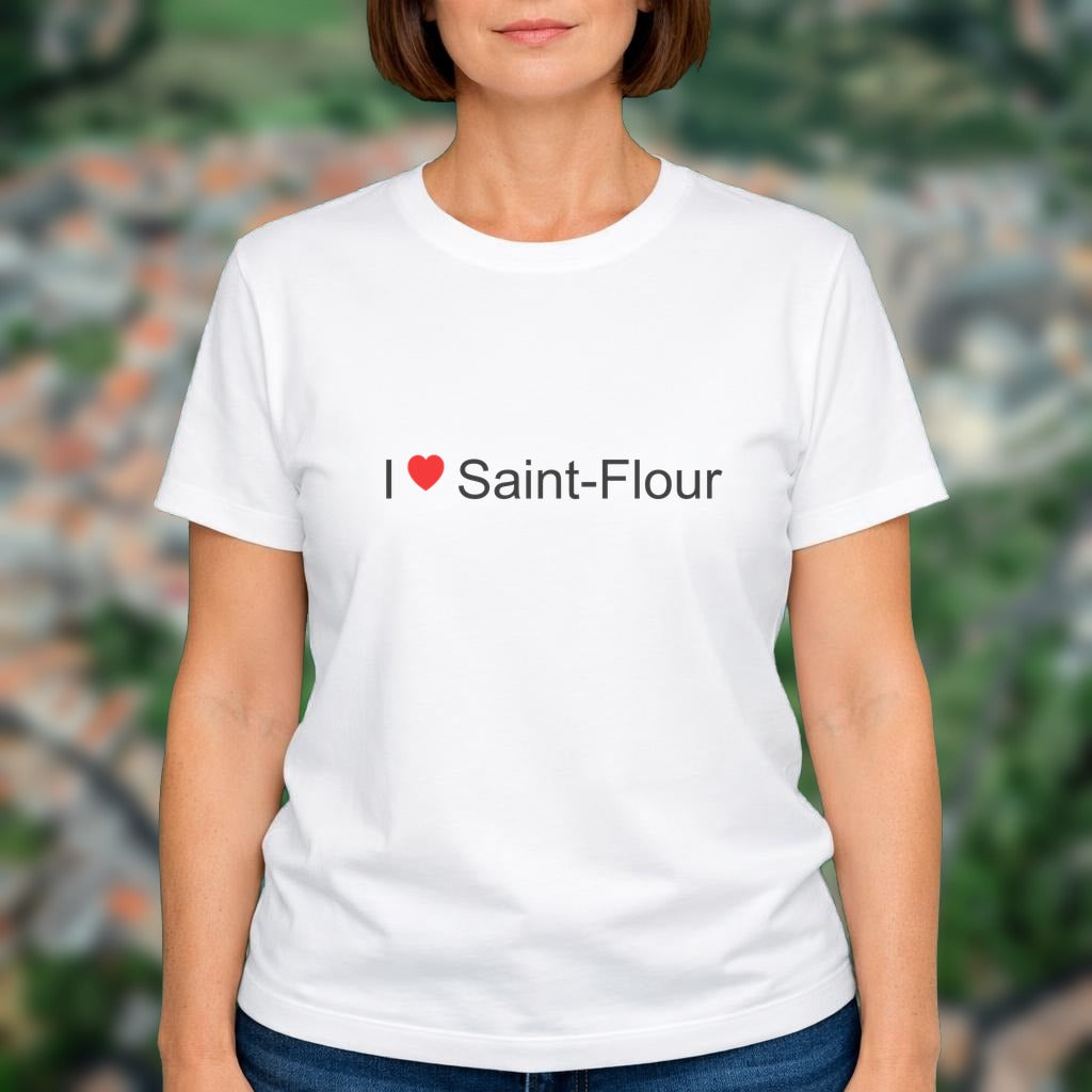 T-shirt I love saint-flour
