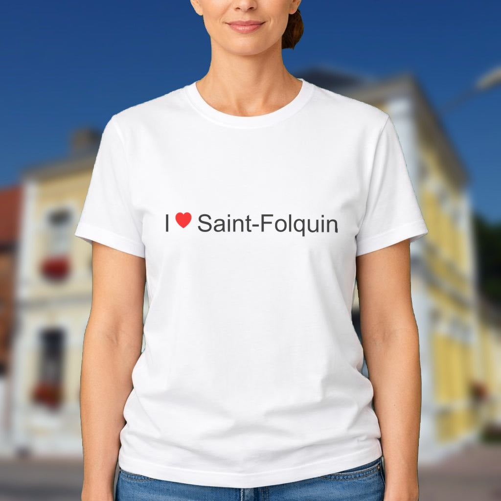 T-shirt I love saint-folquin